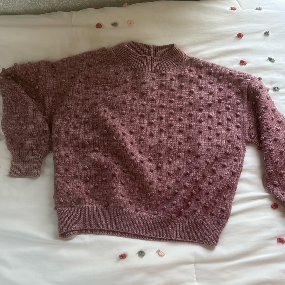 Misha and Puff Women’s popcorn sweater